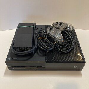 Microsoft Xbox One 1540 Black Console Bundle Tested Working W/ Controller